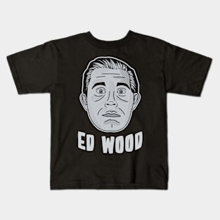 Ed Wood (Gray) Kids T-Shirt